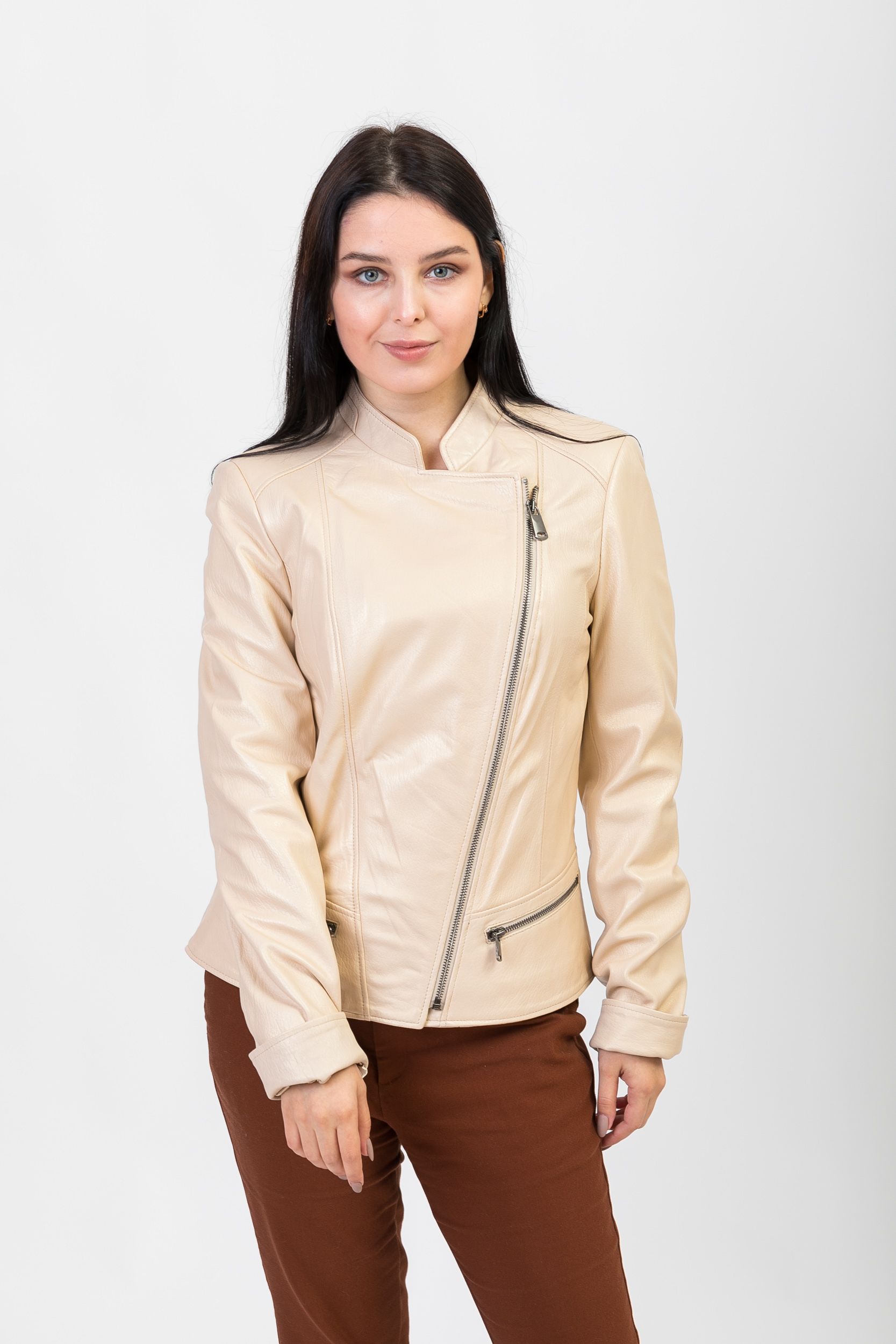 Куртка косуха женская из натуральной кожи 51276